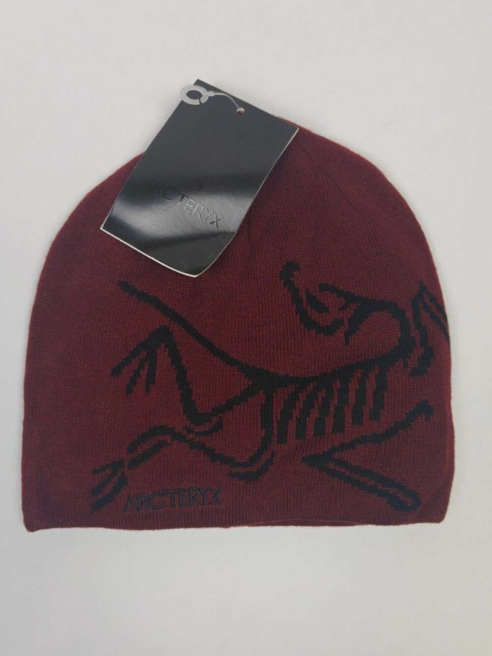 Arc'teryx Red And Black Bird Head Toque Skullcap Beanie